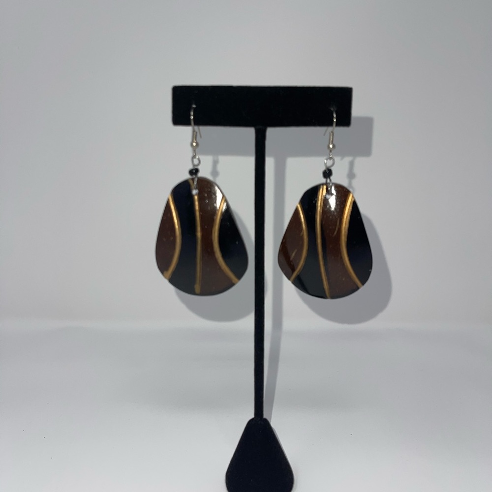 Ethnic Handmade Coconut Shell Earrings
